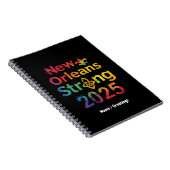 New Orleans Strong 2025 Inspirerende NOLA Pride Notitieboek (Rechterzijde)