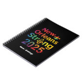 New Orleans Strong 2025 Inspirerende NOLA Pride Notitieboek (Linkerzijde)