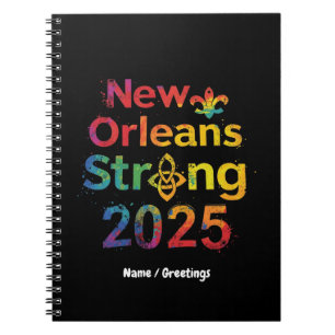 New Orleans Strong 2025 Inspirerende NOLA Pride Notitieboek
