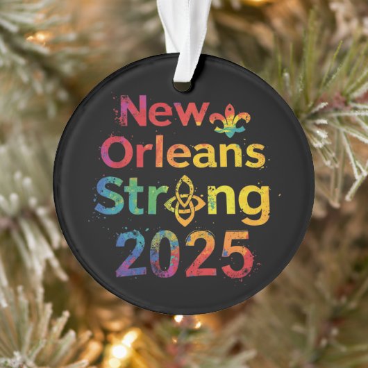 New Orleans Strong 2025 Inspirerende NOLA Pride Ornament (Boom)