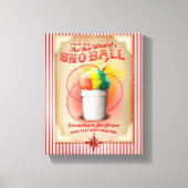 New Orleans Summertime Sneeuwbal Canvas Afdruk (Voorkant)