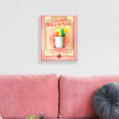 New Orleans Summertime Sneeuwbal Canvas Afdruk (Insitu (Woonkamer))