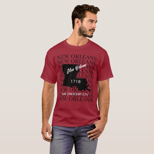 New Orleans T-shirt  (Voorkant volledig)