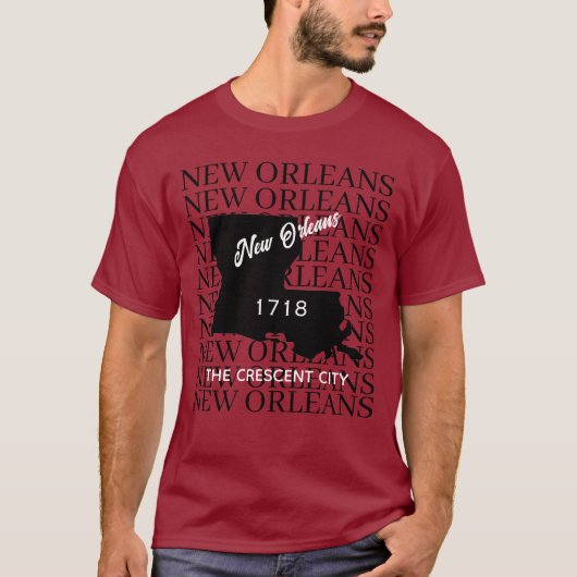 New Orleans T-shirt  (Voorkant)