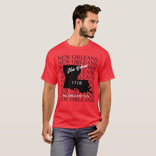 New Orleans T-shirt  (Voorkant volledig)