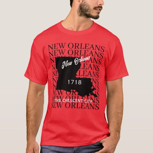 New Orleans T-shirt  (Voorkant)