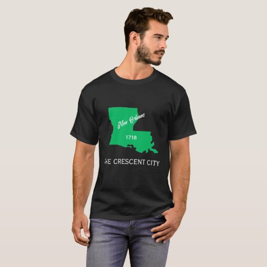 New Orleans T-shirt  (Voorkant volledig)
