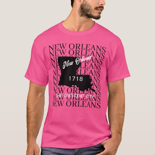 New Orleans T-shirt  (Voorkant)