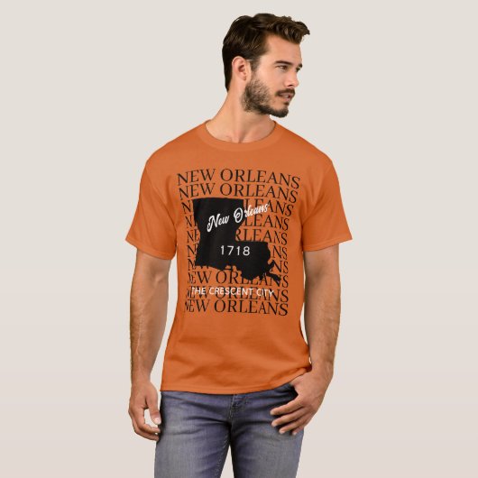 New Orleans T-shirt  (Voorkant volledig)