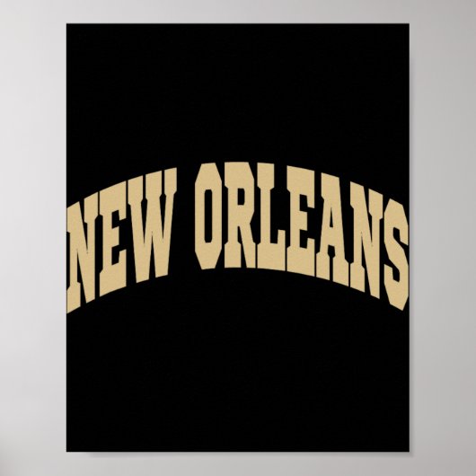 New Orleans - Throwback Design - Clic Poster (Voorkant)