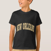 New Orleans - Throwback Design - Clic  T-shirt (Voorkant)