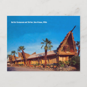 New Orleans Tiki Bar — historische foto Briefkaart
