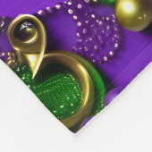 New Orleans Titel Fleur de lis Fleece Deken (Hoek)