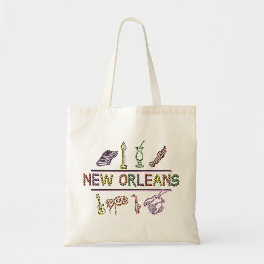 New Orleans Tote Bag (Voorkant)