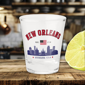 New Orleans Travel Collectible Shot Glass Glas