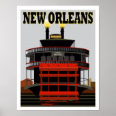 New Orleans Travel Poster (Voorkant)