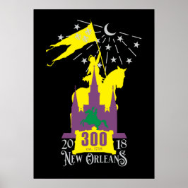 New Orleans Tricentennial 300th Jubileum Poster