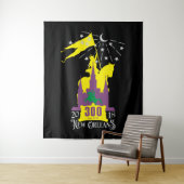 New Orleans Tricentennial 300th Jubileum Wandkleed (In situ)