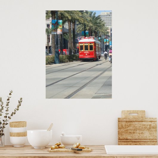 New Orleans Trolly Poster (Keuken)