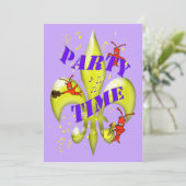 New Orleans, uitnodiging van de Partij (Staand voorkant)