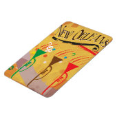 New Orleans vintage reisposter Magneet (Linkerzijde)