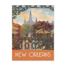 New Orleans vintage reisstijl