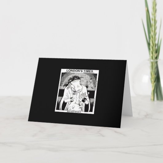 New Orleans Voo Doo Cow Wenskaart Feestdagen Kaart (Voorkant)