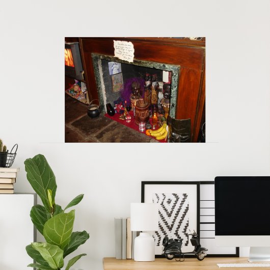 New Orleans VooDoo Altar Poster (Thuiskantoor)