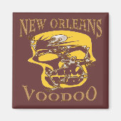 New Orleans Voodoo Magneet (Voorkant)