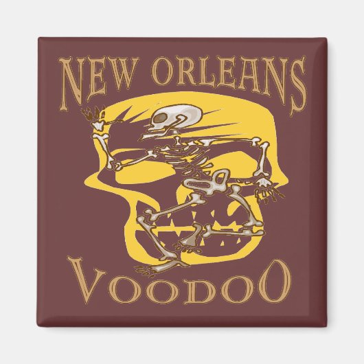 New Orleans Voodoo Magneet (Voorkant)