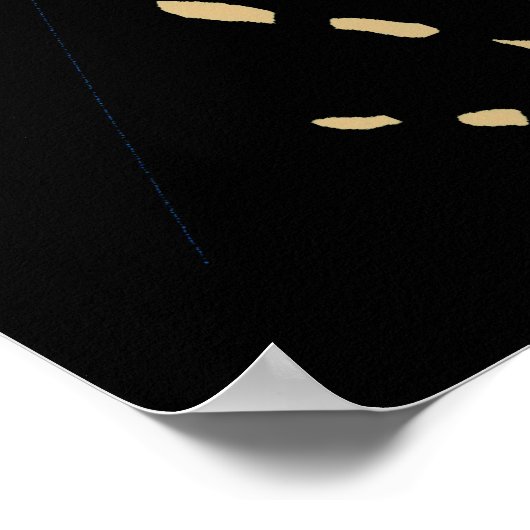 New Orleans Voodoo Man, SPOOKY, bewerk tekst Poster (Hoek)