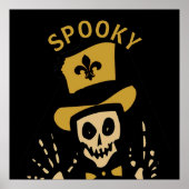 New Orleans Voodoo Man, SPOOKY, bewerk tekst Poster (Voorkant)