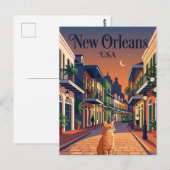 New Orleans VS Briefkaart (Voorkant / Achterkant)