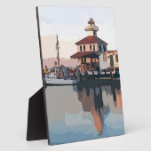 New Orleans vuurtoren Fotoplaat (Zijkant)