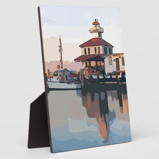 New Orleans vuurtoren Fotoplaat (Zijkant)