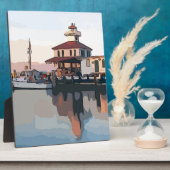 New Orleans vuurtoren Fotoplaat (Zijkant)