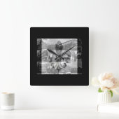 New Orleans [Wall Clock] Vierkante Klok (Huis)