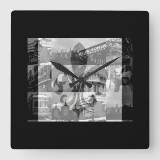 New Orleans [Wall Clock] Vierkante Klok