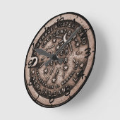 New Orleans Water Meter Clock Ronde Klok (Hoek)