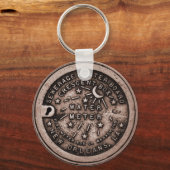 New Orleans Water Meter deksel Sleutelhanger (Voorkant)