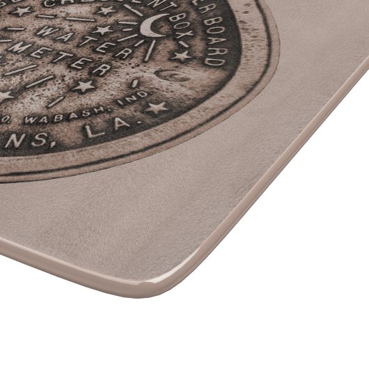 New Orleans Water Meter deksel Snijplank (Hoek)