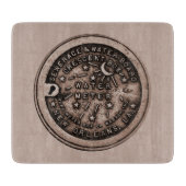 New Orleans Water Meter deksel Snijplank (Voorkant)