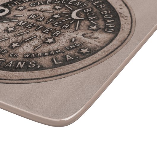 New Orleans Water Meter deksel Snijplank (Hoek)