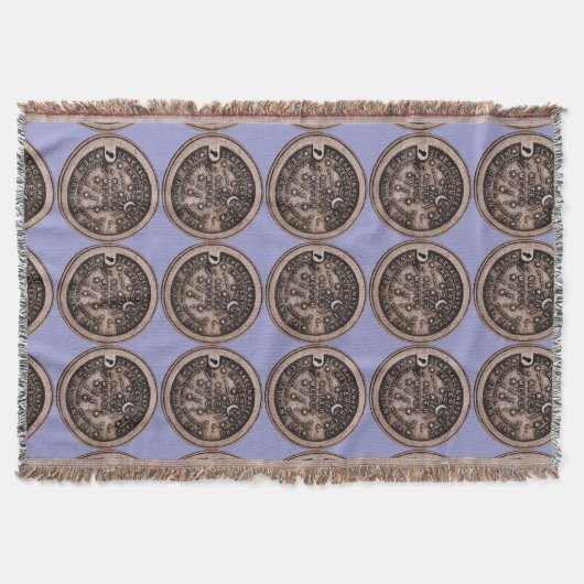 New Orleans Water Meter Hoesje Deken (Voorkant)