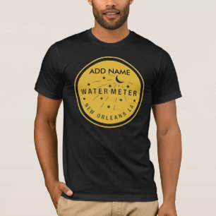 New Orleans Water Meter Hoesje Gold, NAAM TOEVOEGE T-shirt
