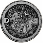 New Orleans Water Meter Hoesje Replica Staand Fotobeeldje<br><div class="desc">New Orleans Water Meter Hoesje Replica</div>
