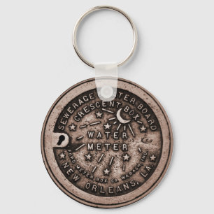 New Orleans Water Meter Hoesje Sleutelhanger