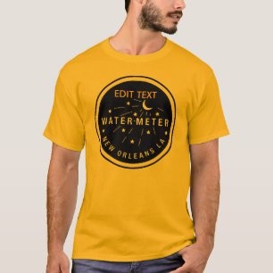 New Orleans Water Meter Hoesje, TEKST BEWERKEN T-shirt