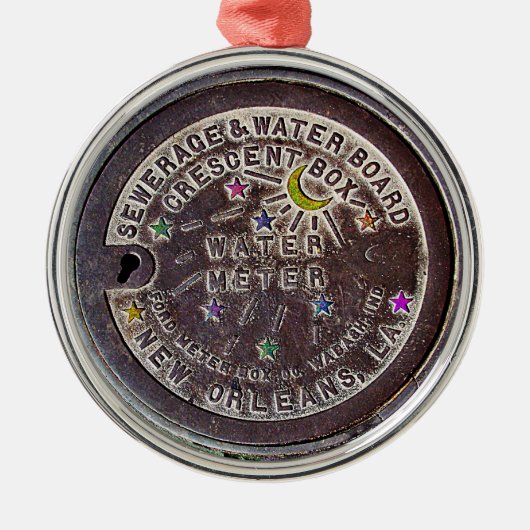 New Orleans Water Meter Kerstmis Ornament (Voorkant)