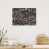 New Orleans Water Meter Wall Art Poster (Keuken)